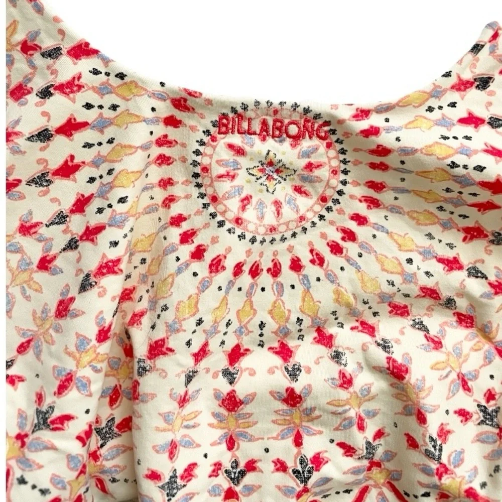 Billabong Paisley Paradise Halter Beach womens Large Boho Bathing Swim Vacation